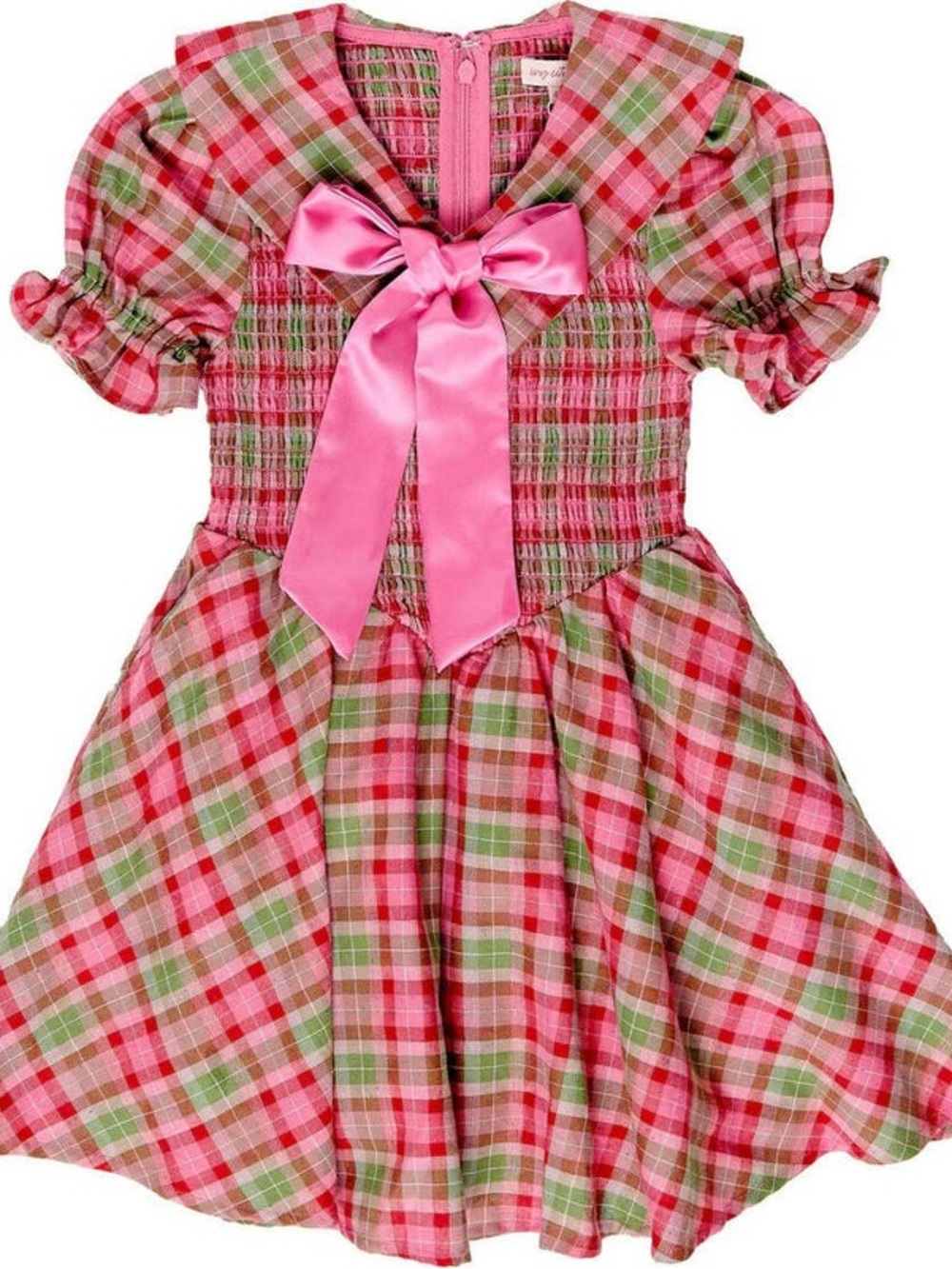Ivy City Co Mini Alice Dress in Rosewood Tartan